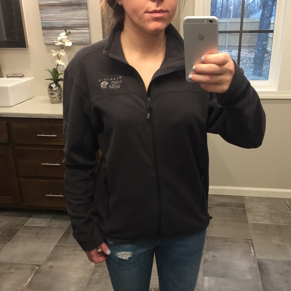 Mountain Hard Wear Men's Small Gray Fleece Jacket